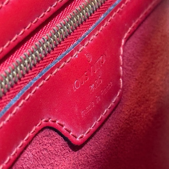 Louis Vuitton Lussac Epi 2way bag - Red Vintage - Picture 10 of 13